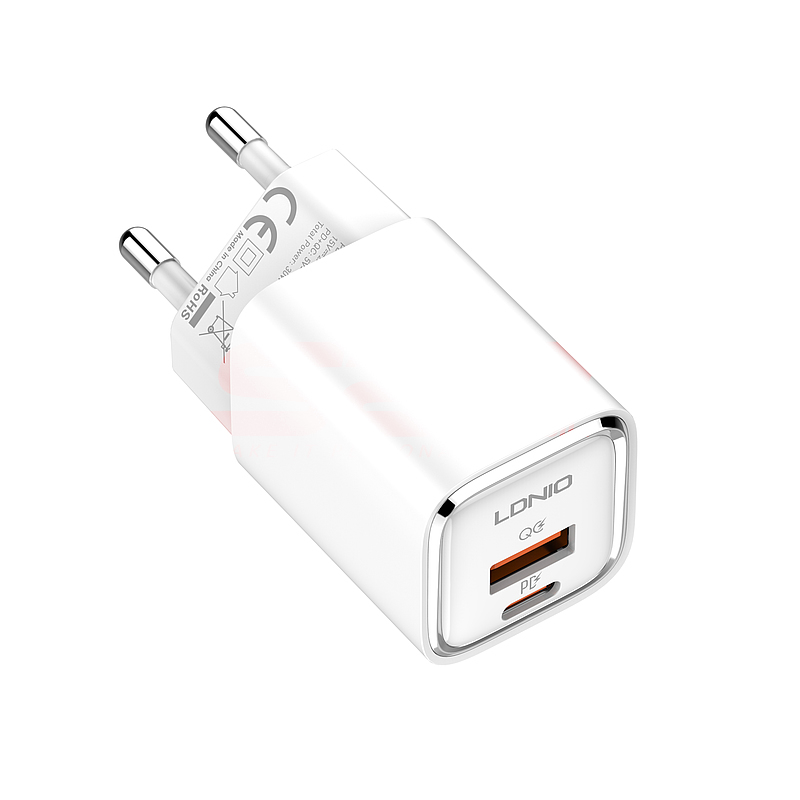 Incarcator retea LDNIO USB-A + USB-C Fast Charge Lightning 30W A2317C