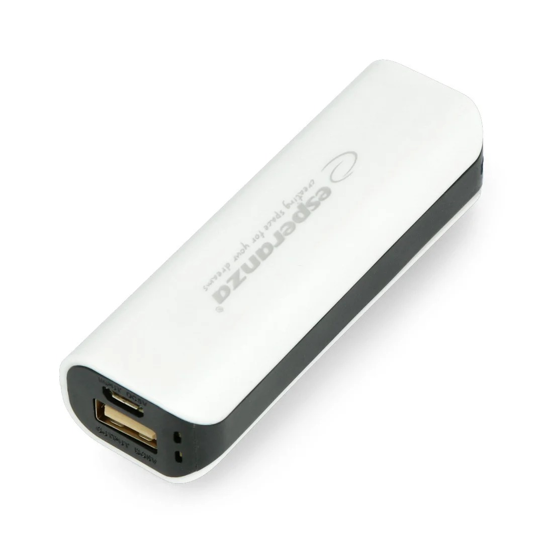 PowerBank Esperanza Joule EMP103WK, 2.200mAh, alb