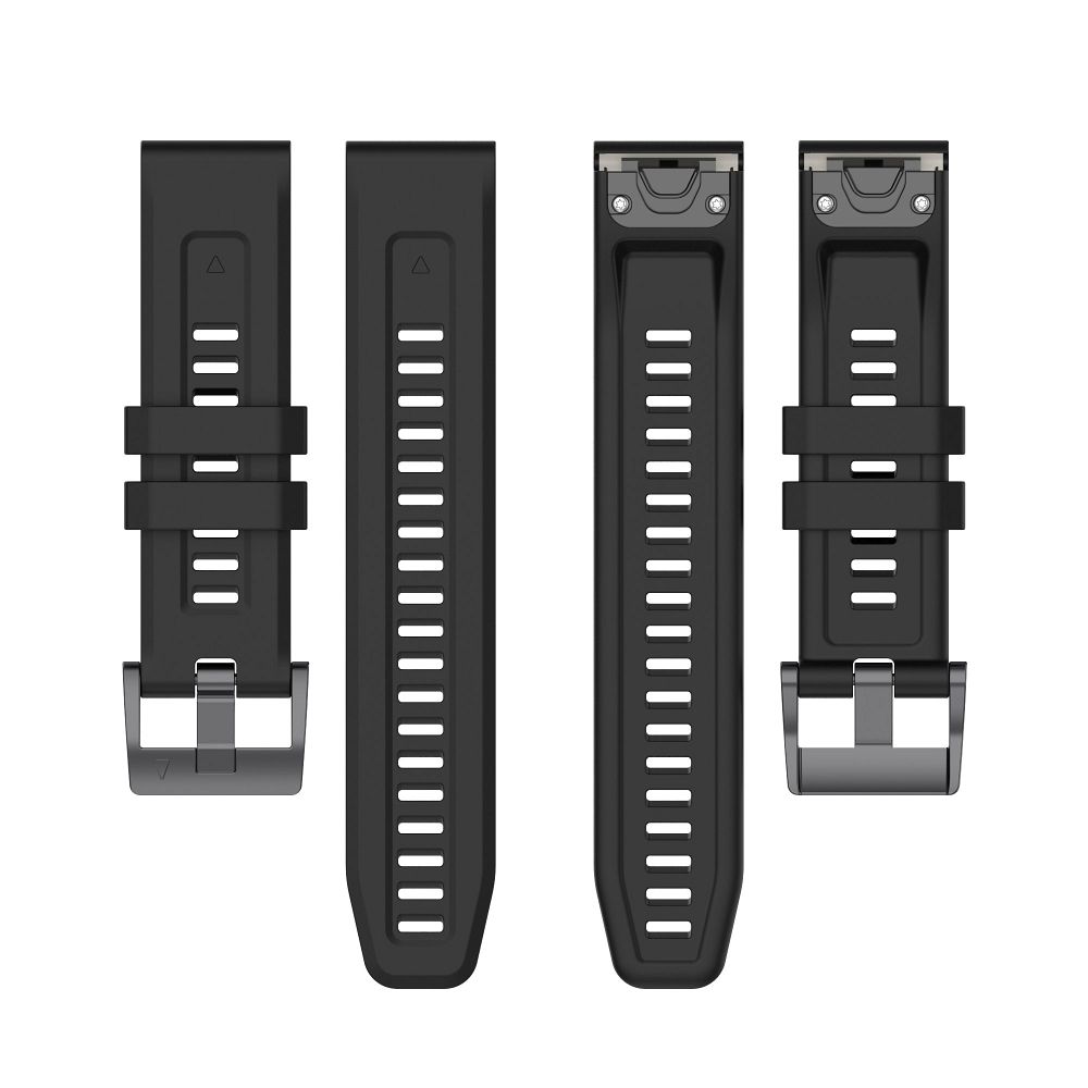 Curea din silicon pentru Garmin FENIX 3 / 3HR / 5X / 6X / 6X Pro / 7X / 7X Pro negru