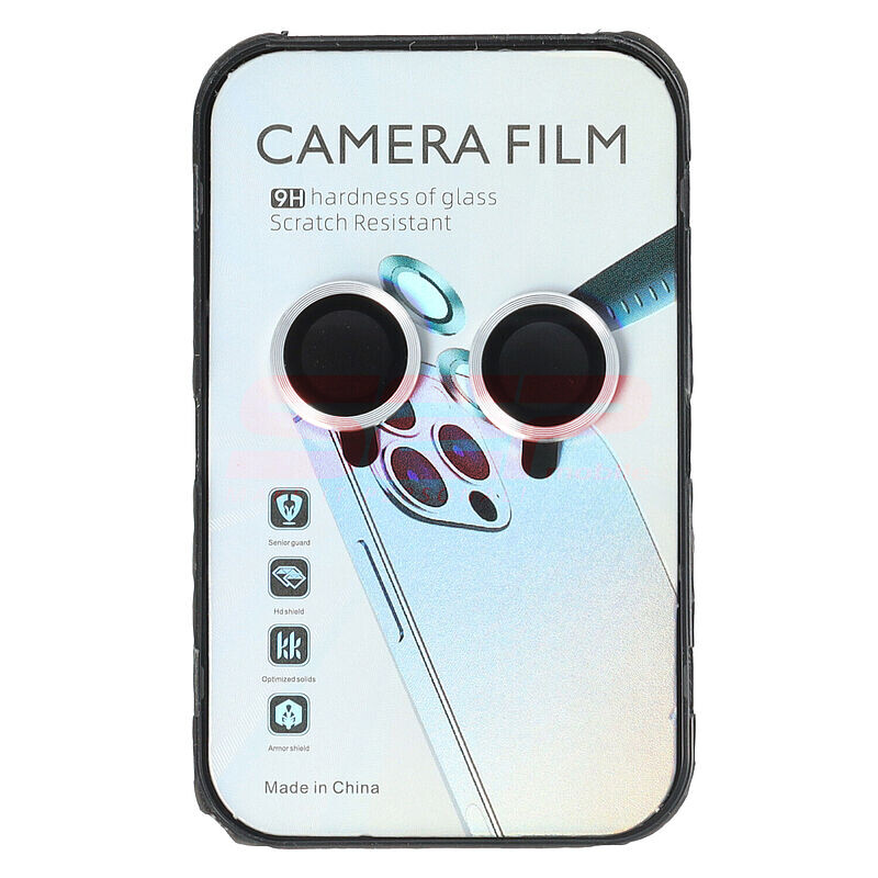 Protectie sticla Metal camera foto Apple iPhone 17 Silver