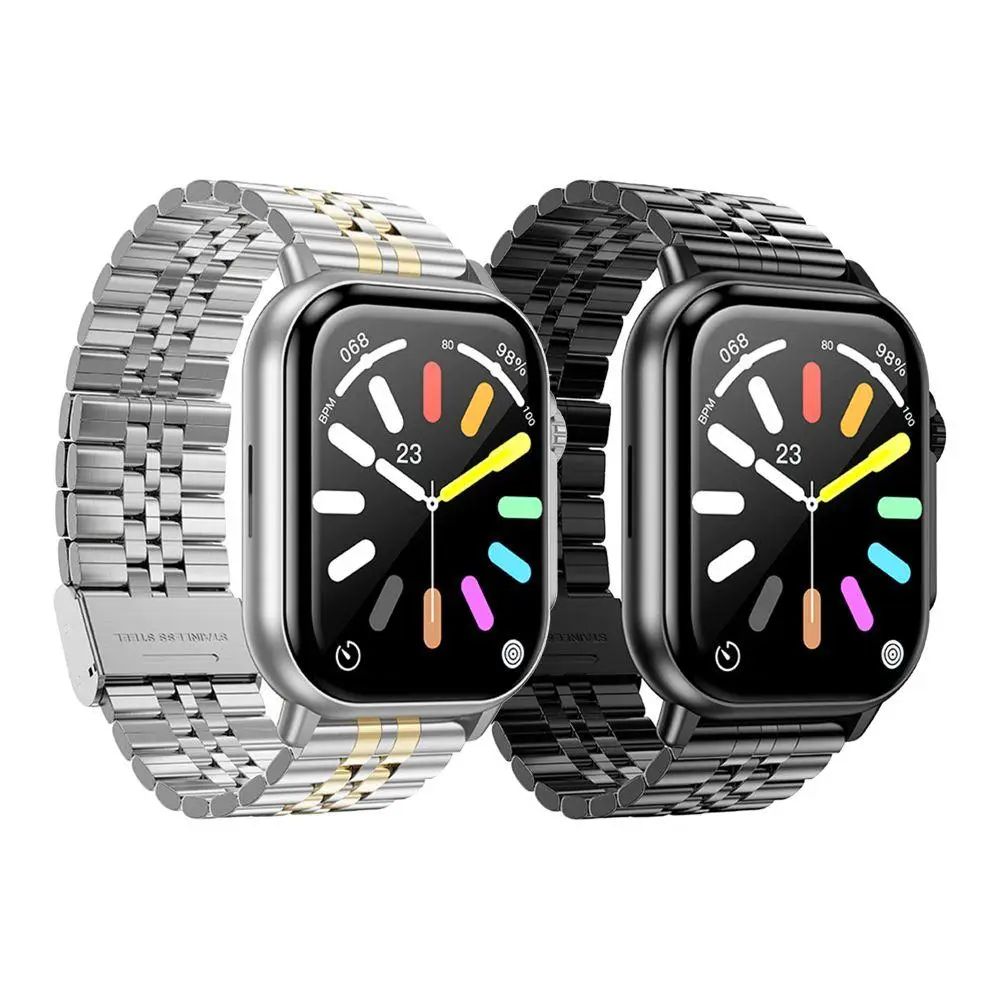 Smartwatch hoco. 2,02″ TFT cu funcție de apel DYD02 auriu cu argintiu