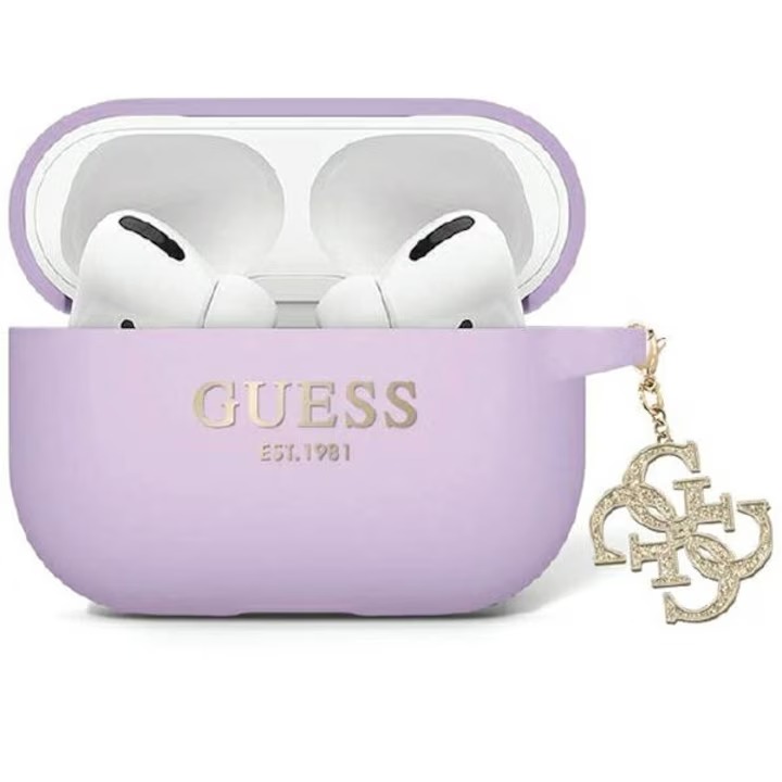 Husa de protectie Guess pentru AirPods Pro 2, violet
