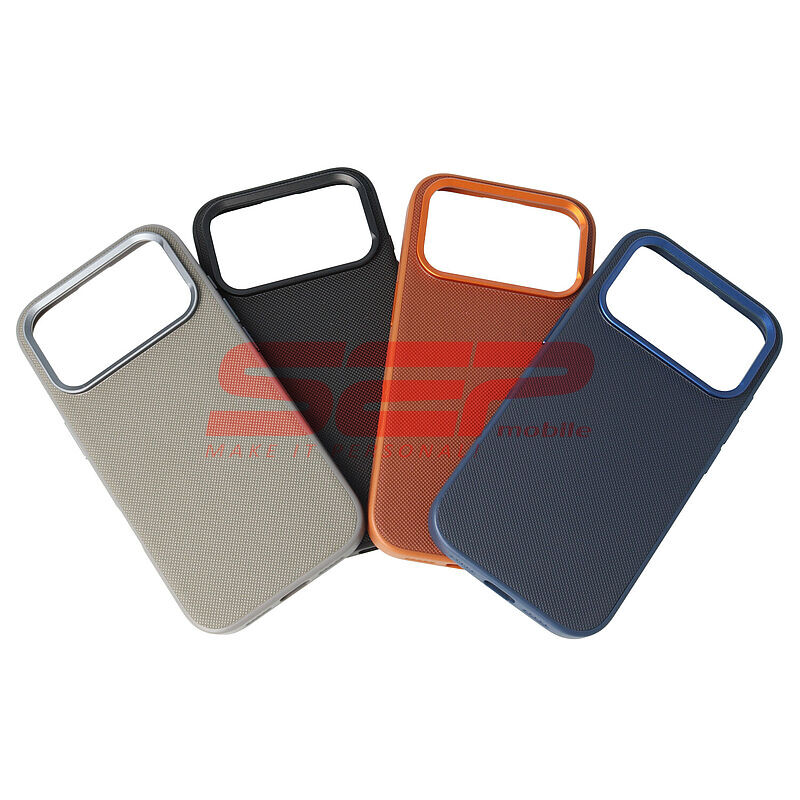 Toc TPU Vegan Leather Apple iPhone 17 Grey
