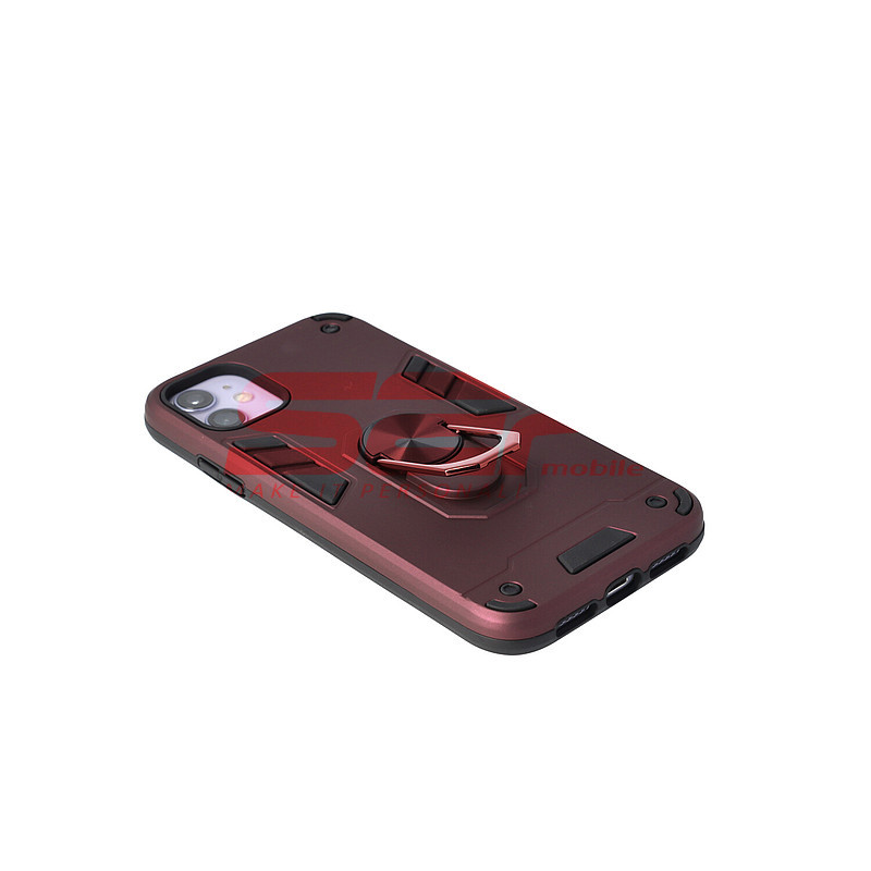 Toc TPU+PC Armor Ring Case Samsung Galaxy A41 Wine