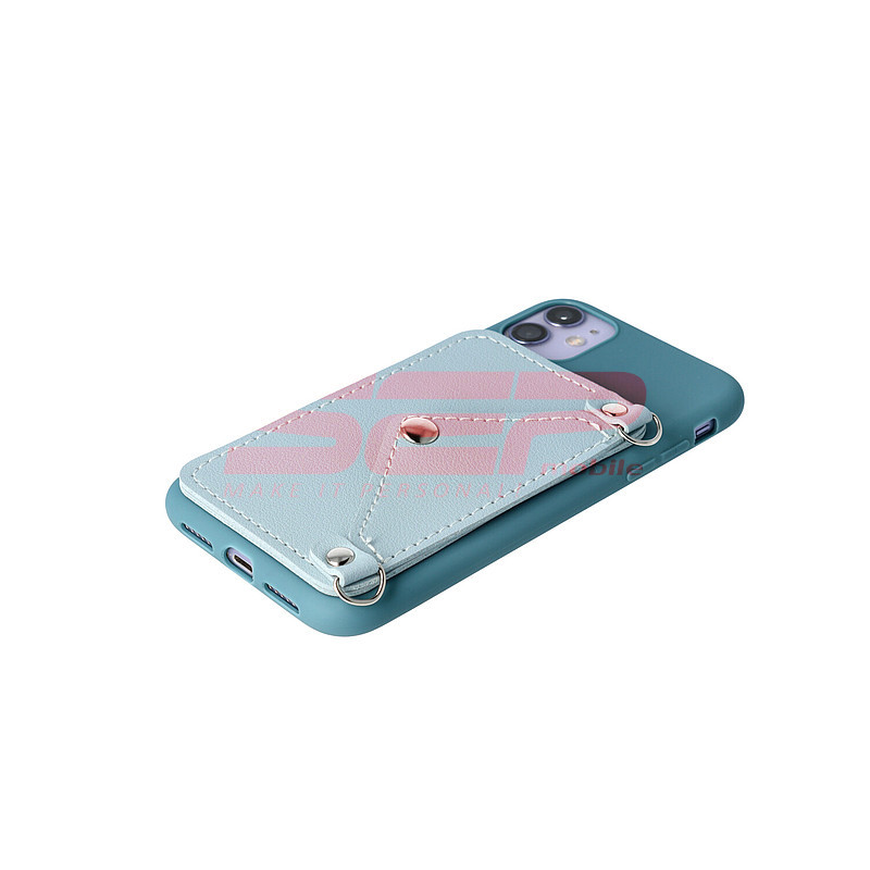 Toc TPU Crossbody Wallet Apple iPhone SE 2022 BLUE