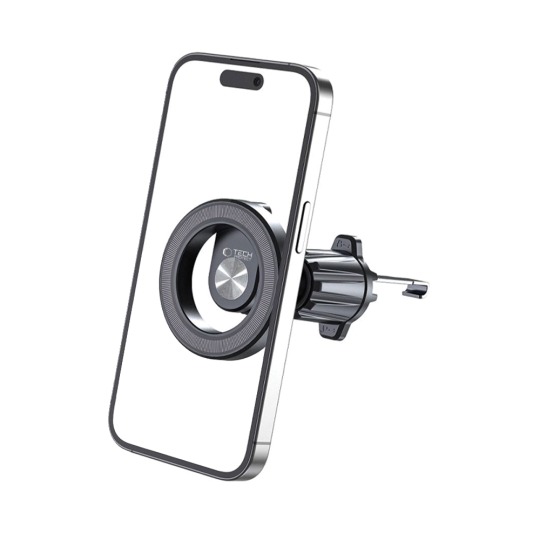 Suport auto magnetic MagSafe Tech-Protect,pentru grilă, negru
