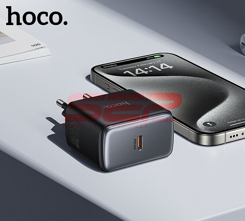 Incarcator retea GAN Charger USB-C 65W Hoco. C159A