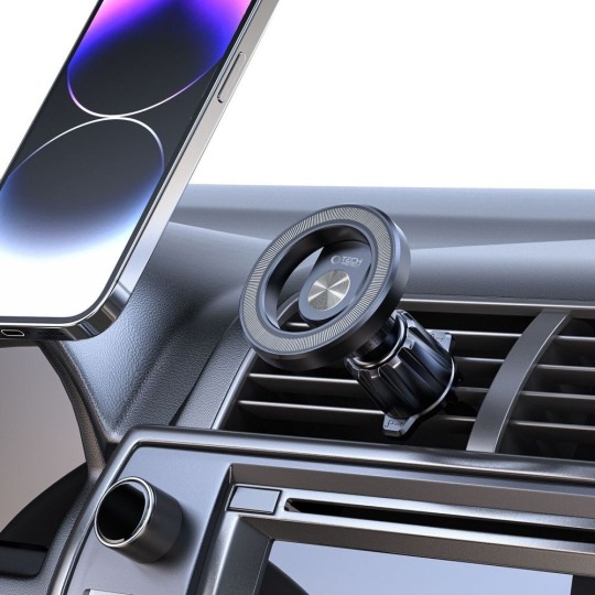 Suport auto magnetic MagSafe Tech-Protect,pentru grilă, negru