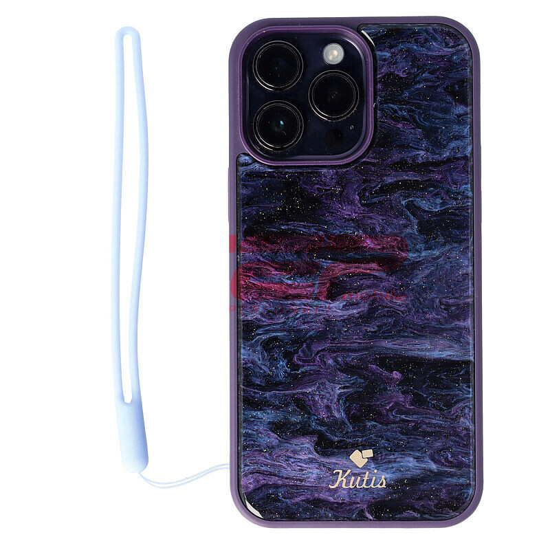 Accesoriu tip bratara din silicon pentru husa telefon mobil LAVENDER