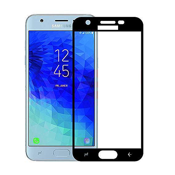 Geam protectie display sticla 5D FULL GLUE Samsung Galaxy J7 2018 BLACK