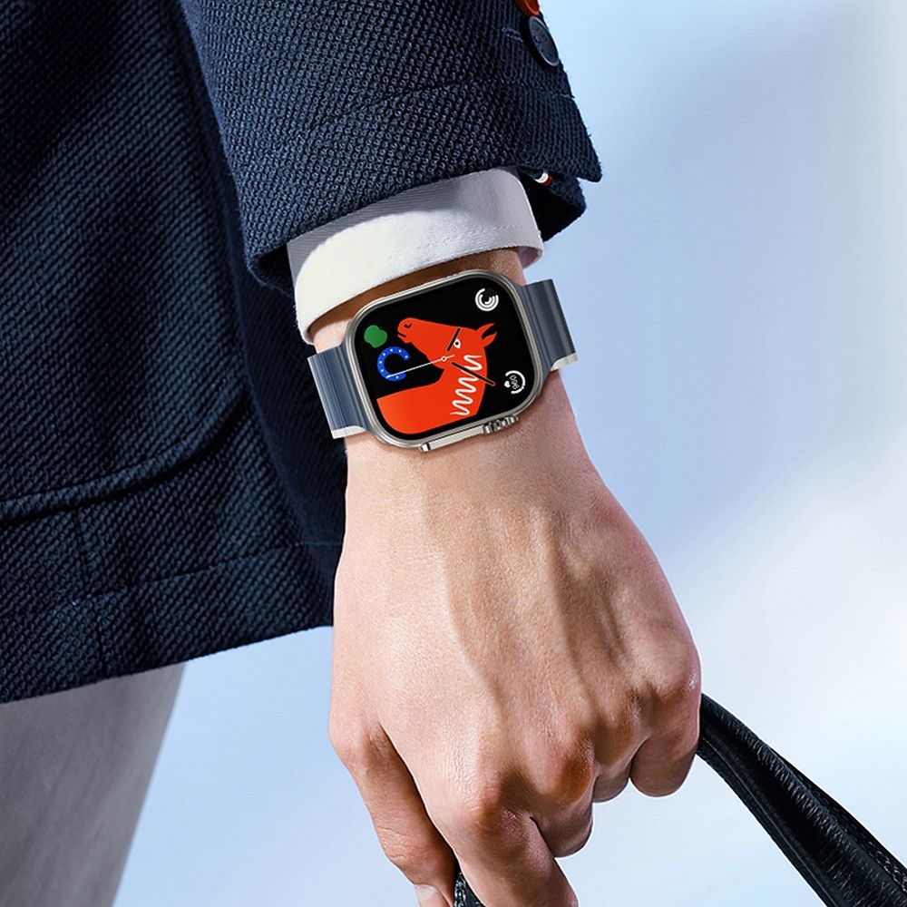 Curea hoco. pentru Apple Watch 42 / 44 / 45 / 49 mm, albastru cu gri