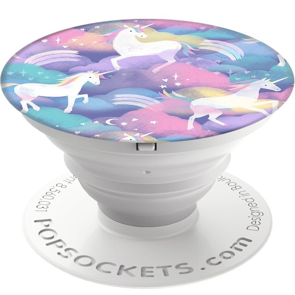PopSockets® pentru telefon, tabletă, model Unicorns In The Air