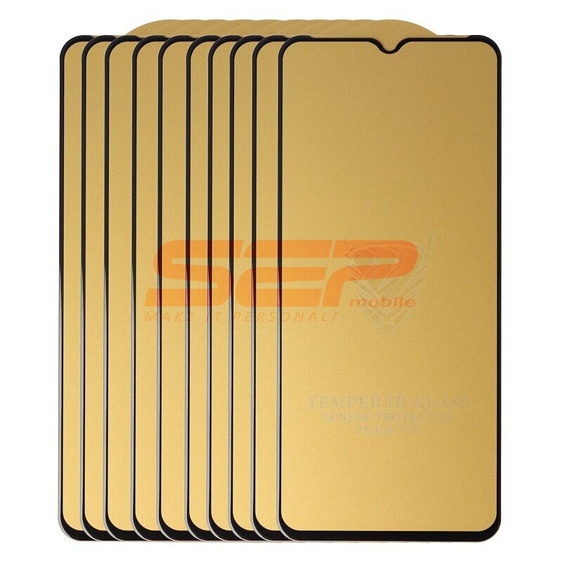 Set 10 folii protectie display sticla 5D bulk Honor 70 Lite BLACK