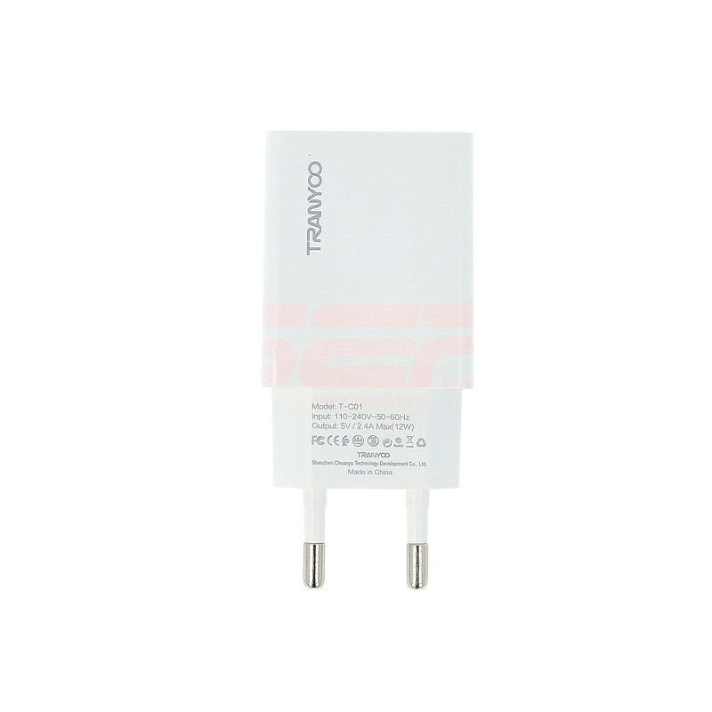 Adaptor priza USB 12W TRANYOO T-C01