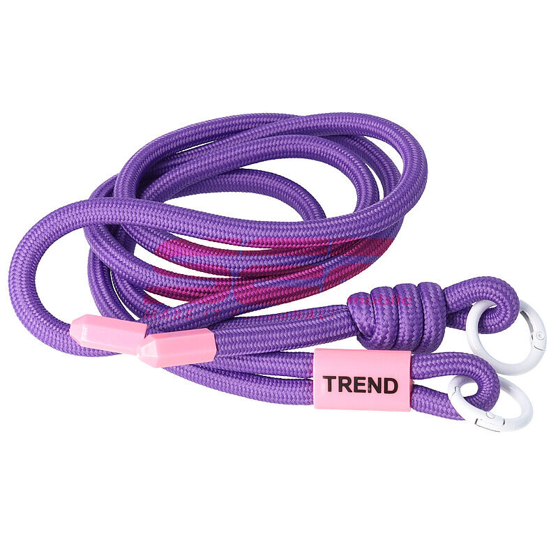 Snur textil dublu telefon mobil ELECTRIC PURPLE