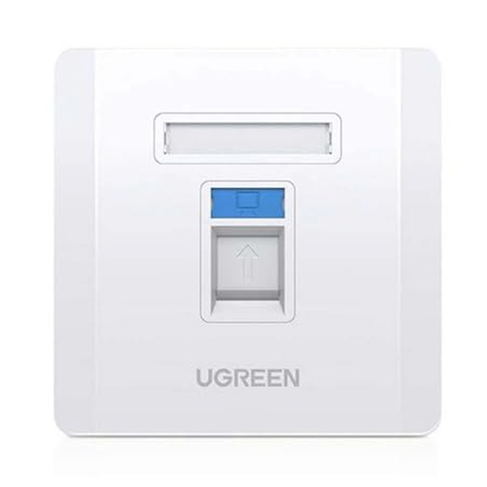 Carcasă cu adaptor Ugreen Nw144, Rj45, Alb