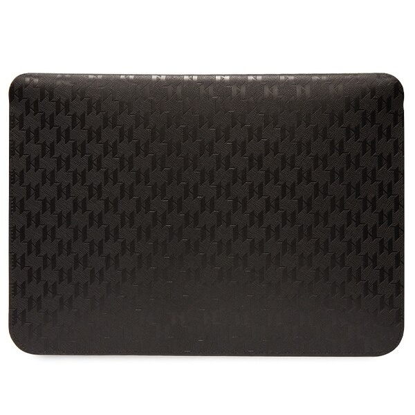 Husă Laptop 14″ Karl Lagerfeld Saffiano Monogram Choupette, Negru (KLCS14SAKHPCK)