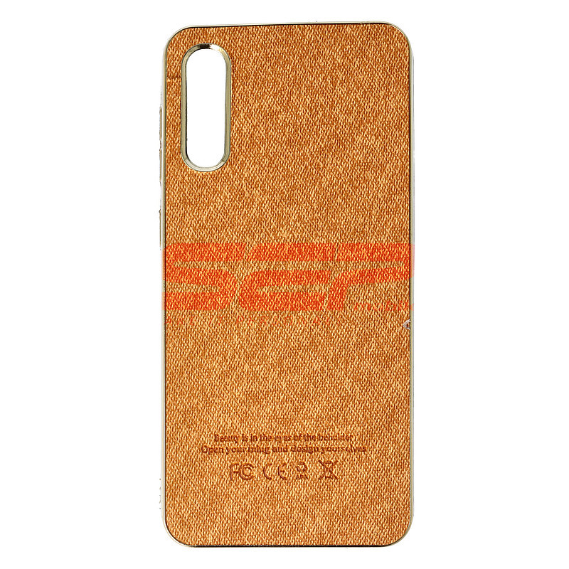 Toc TPU Leather Denim Samsung Galaxy A50 Gold