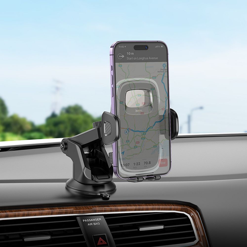 Suport auto hoco. pentru parbriz / consolă centrală H15 negru închis