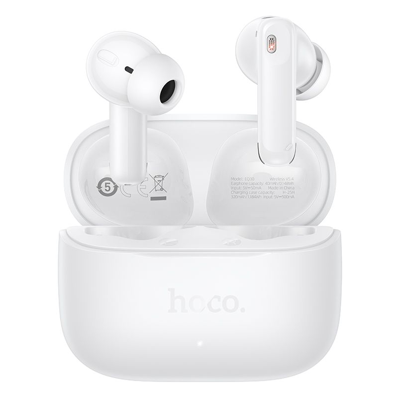 Căști wireless hoco. TWS, EQ30, albe