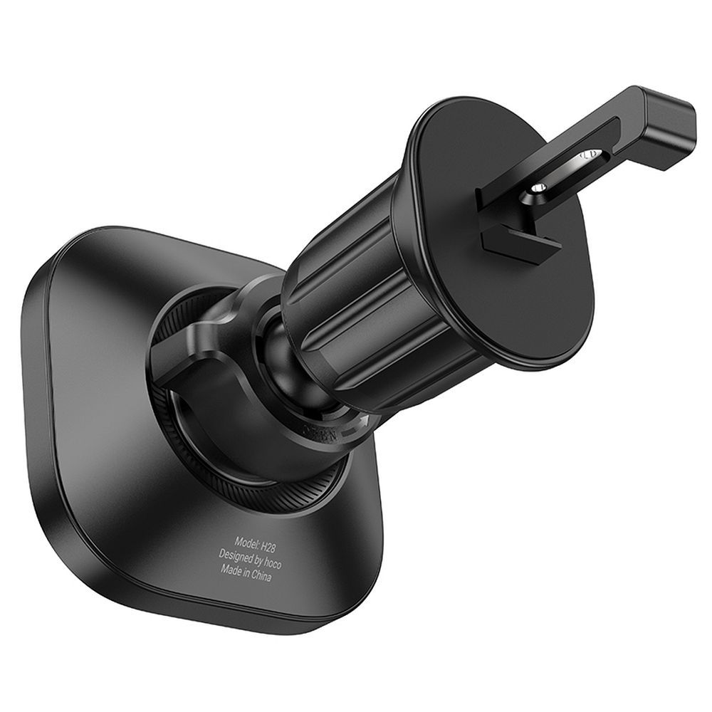 Suport auto magnetic pentru telefon compatibil MagSafe, prindere pe grila de aerisire, hoco. H28, negru