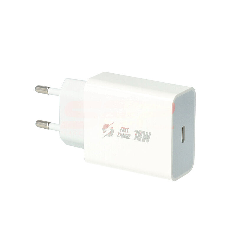 Adaptor priza Type-C Fast Charge 18W MCS-18 WHITE