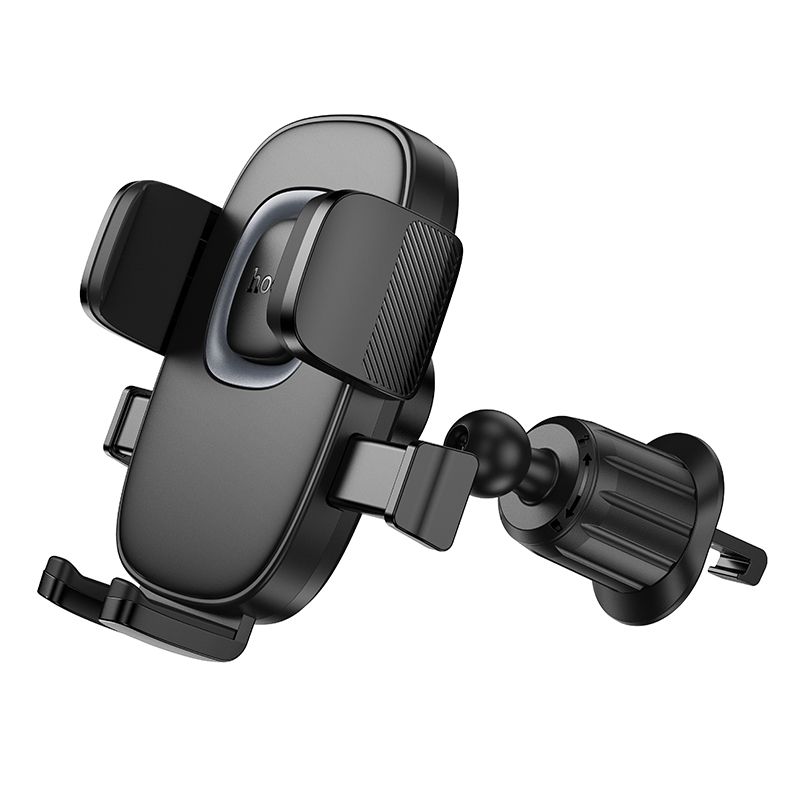 Suport auto telefon hoco. grilă ventilație, H75, negru