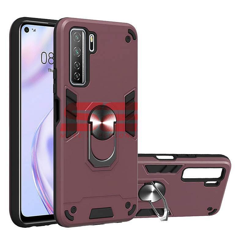 Toc TPU+PC Armor Ring Case Samsung Galaxy A41 Wine