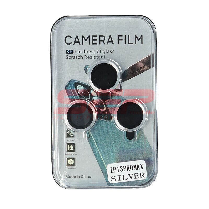 Protectie sticla Metal camera foto Apple iPhone 13 Pro Max Silver