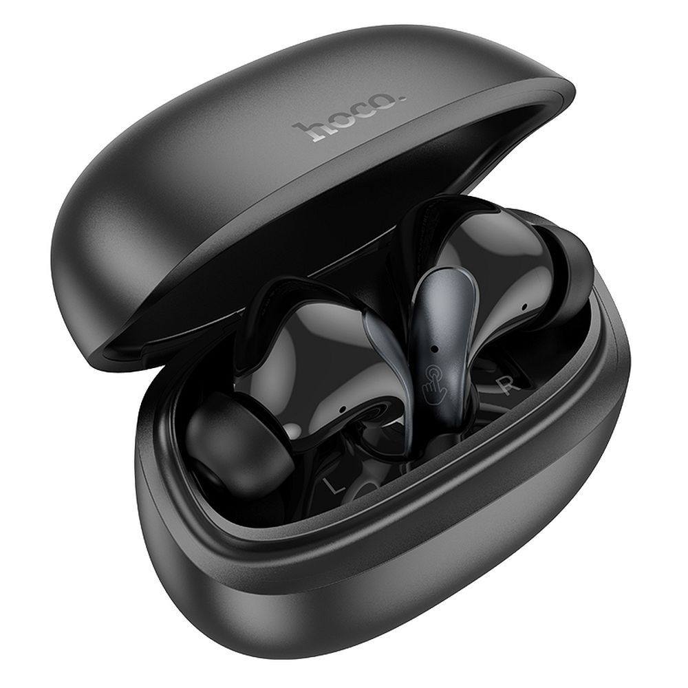 Căști wireless TWS ANC + ENC, Hoco EQ5, negre