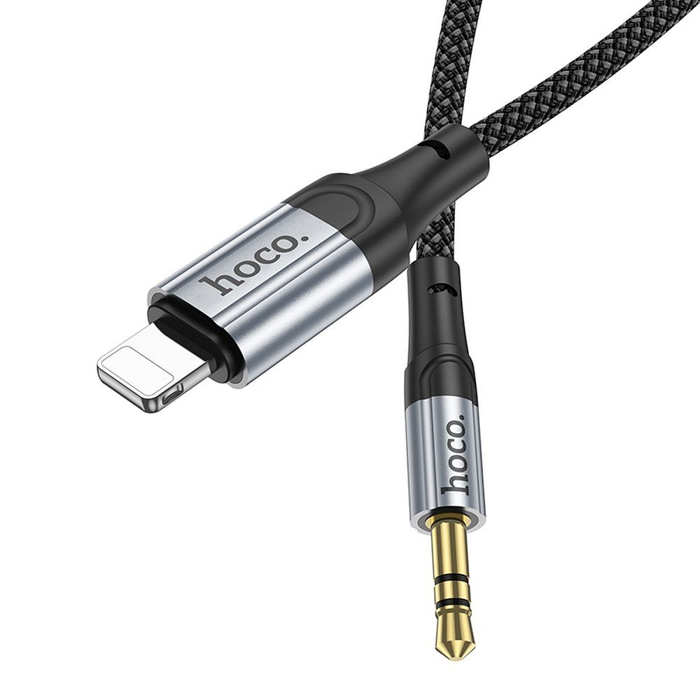 Cablu Lightning la Jack, Hoco UAP26, 1 m, negru