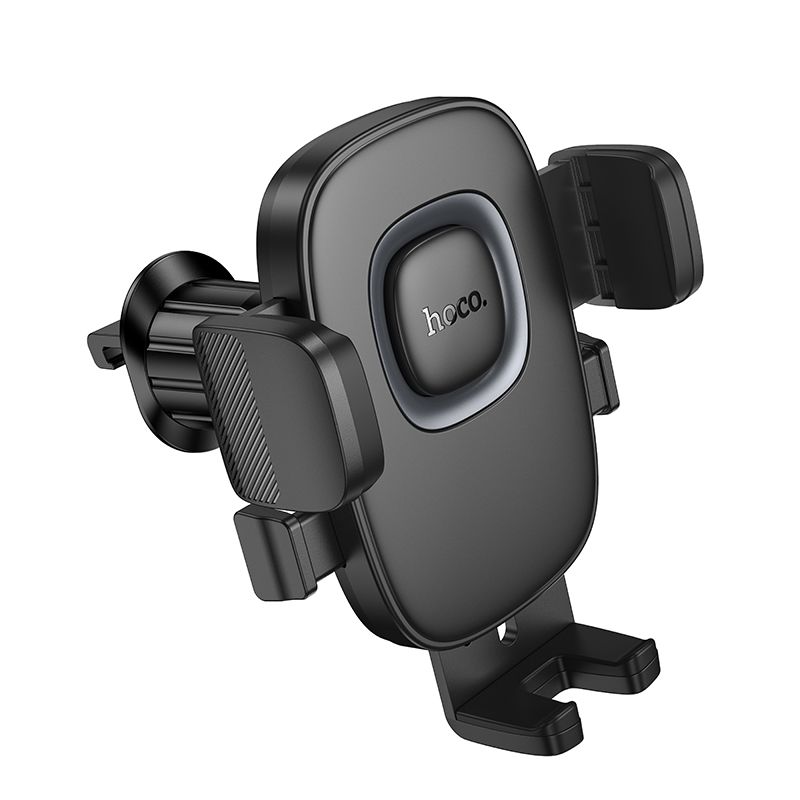 Suport auto telefon hoco. grilă ventilație, H75, negru