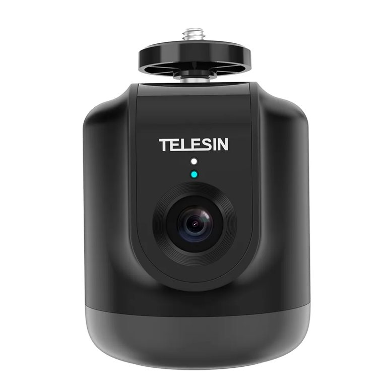 Suport rotativ Telesin cu urmarire faciala pentru telefoane mobile si camere de actiune