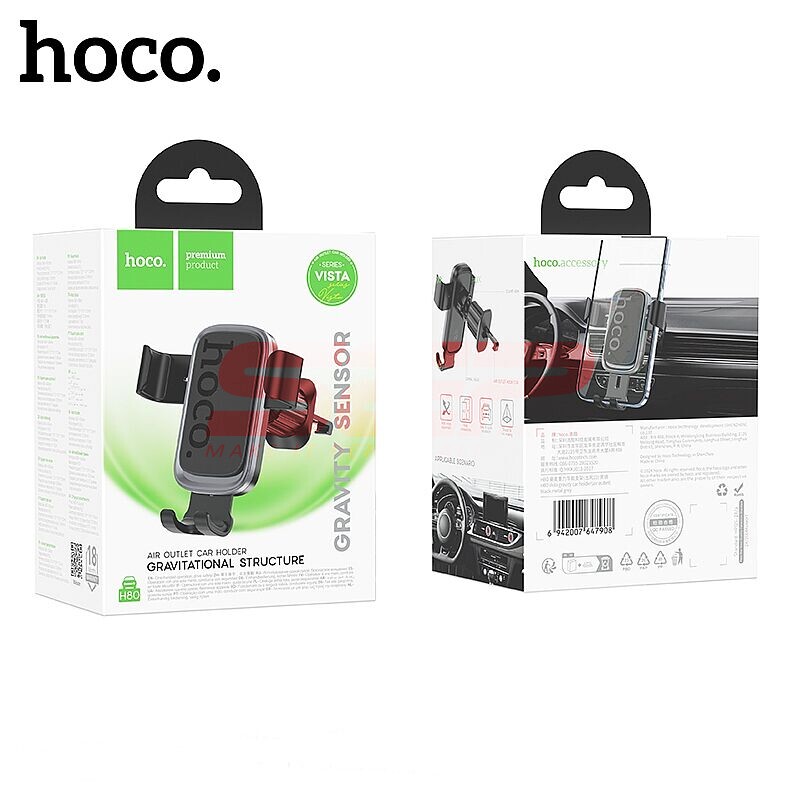 Suport auto magnetic pentru grila de ventilatie Hoco H80