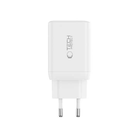 Incarcator retea Tech-Protect, 45w, alb