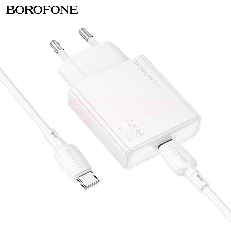 Incarcator retea Fast Charge Ultra Thin Type-C - Type-C 20W Borofone BN23