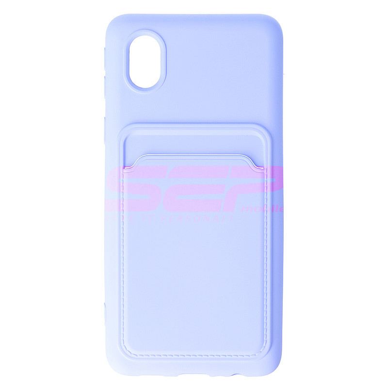 Toc TPU Card Holder Samsung Galaxy A01 Core Lavander