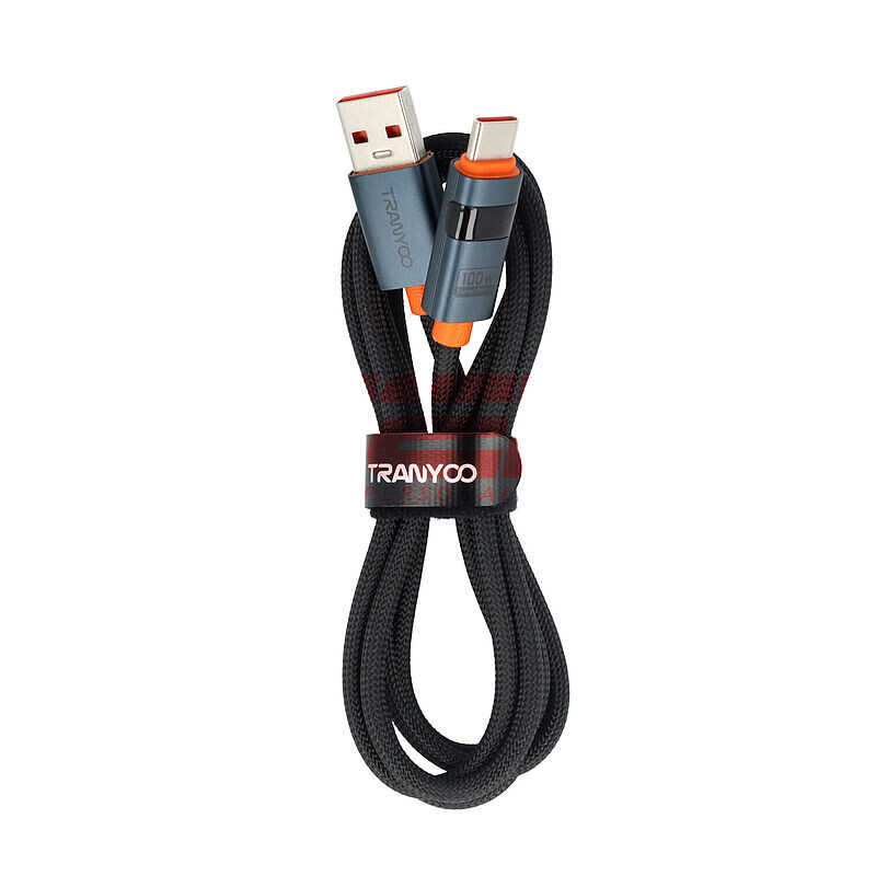 Cablu date Digital Display USB - Type-C 100W Fast Charge TRANYOO AC-6