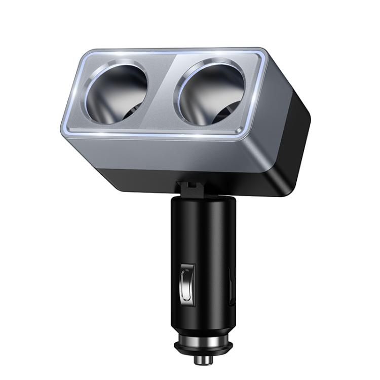 Încărcător auto Hoco cu 2 porturi max 240W/24V Z65, negru