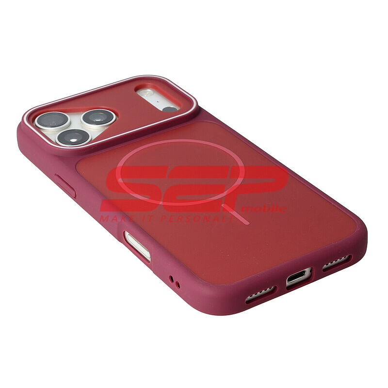Toc TPU+PC MagSafe Dual Layer Apple iPhone 18 Pro Max Dark Cherry