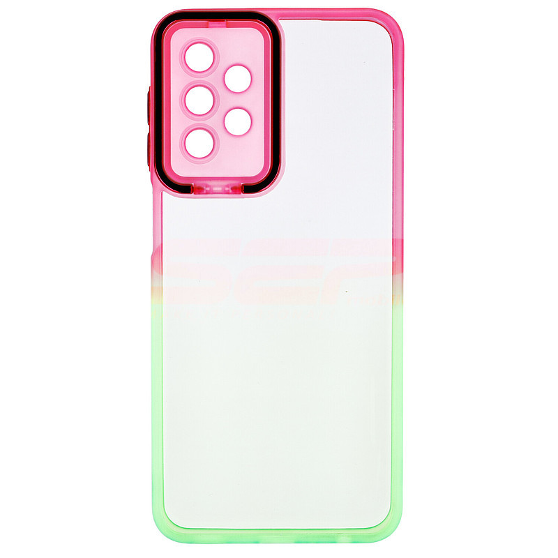 Toc TPU+PC Gradient Frame Samsung Galaxy A23 5G Pink-Green