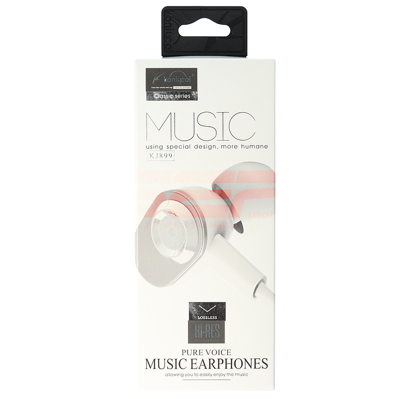 Handsfree In-Ear Audio Stereo Diamonds KJ899 WHITE