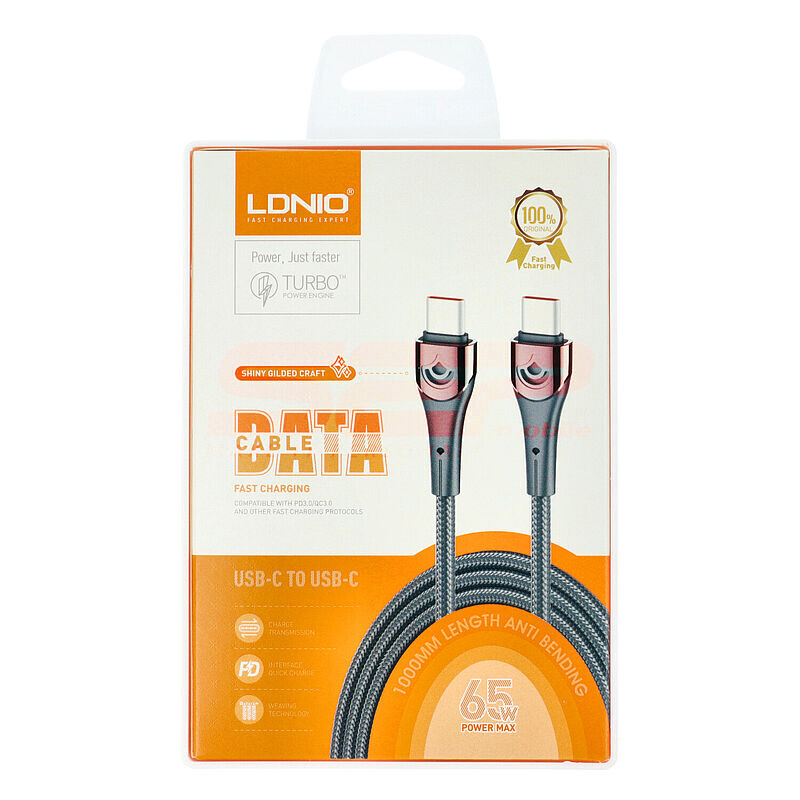 Cablu date Type-C - Type-C LDNIO Fast Charge PD+QC LC861c