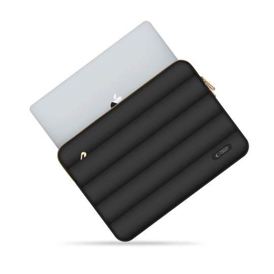 Geantă laptop 15/16 inch si husa pentru accesorii TECH-PROTECT Puffy, neagra
