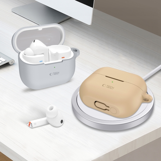 Carcasă TECH-PROTECT din silicon Hook compatibila cu Samsung Galaxy Buds 3 / 3 Pro, negru