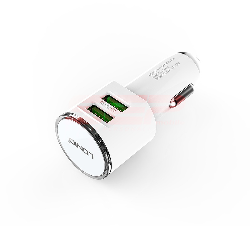 Incarcator auto Dual USB LDNIO 3.4A DL-C29
