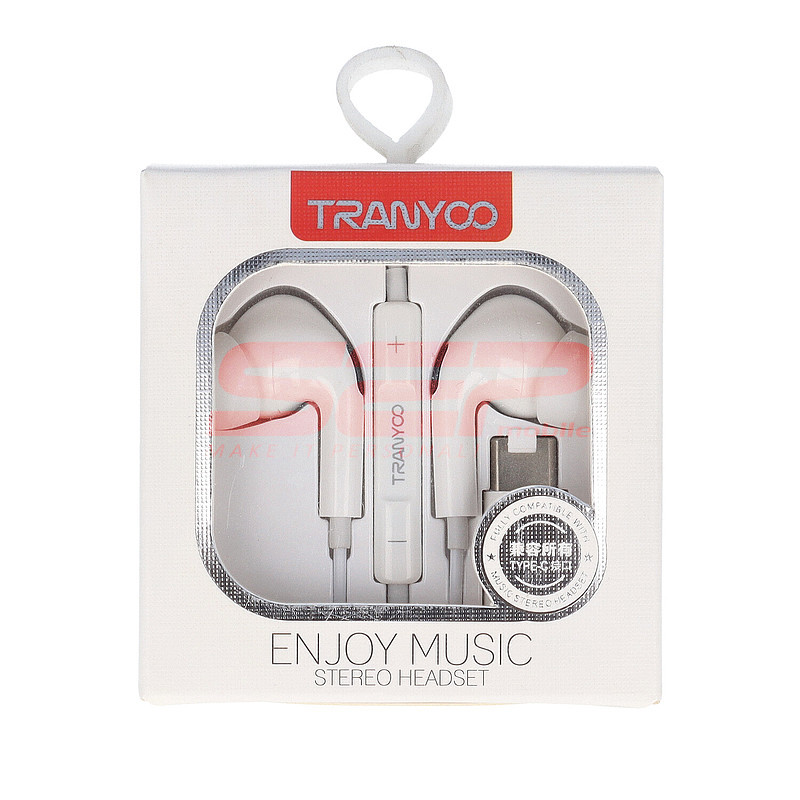 Handsfree audio stereo cu conector Type-C Tranyoo T-R16
