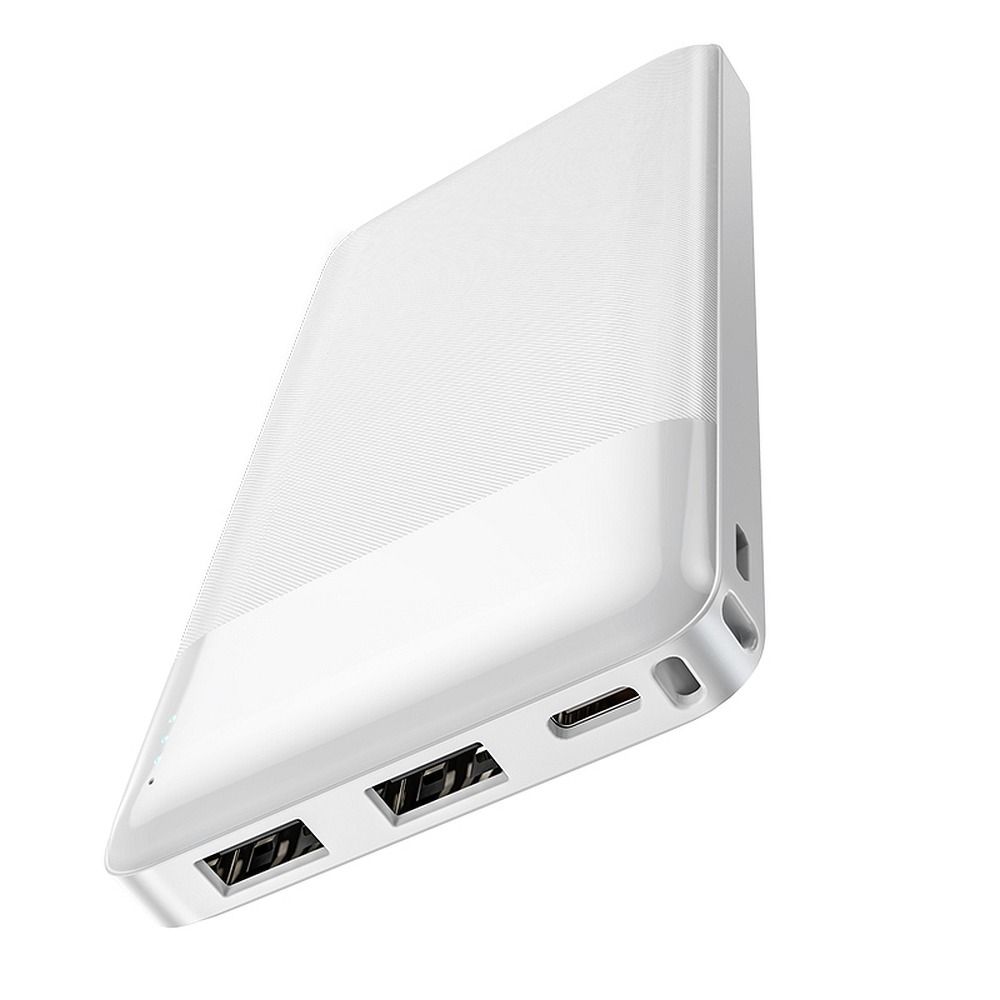 Baterie externă hoco. J72, 10.000 mAh, 2A, albă