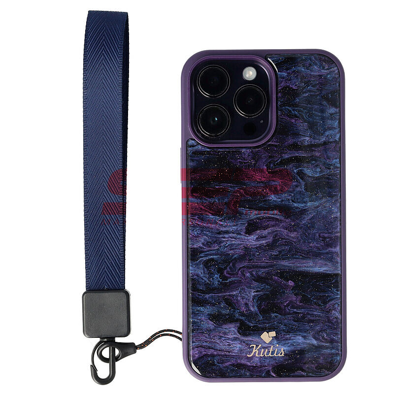Accesoriu tip bratara textil pentru husa telefon mobil NAVY