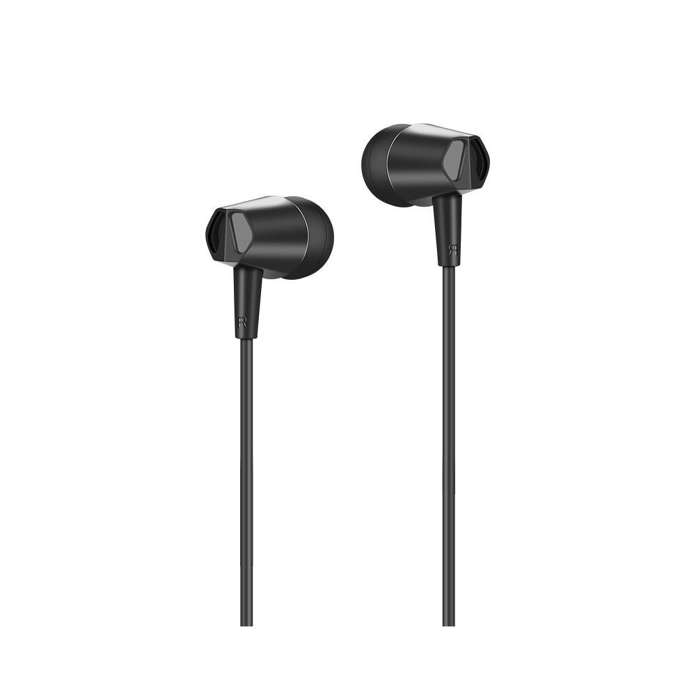 Căști cu fir Jack 3.5 mm, Hoco M34, negru